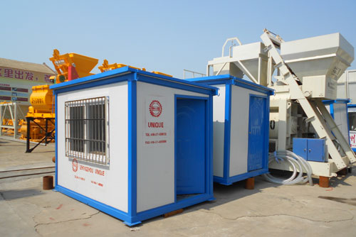 HZS50 Concrete Batching Plant to Romania