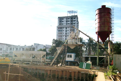 Concrete Mixing Plant installation process