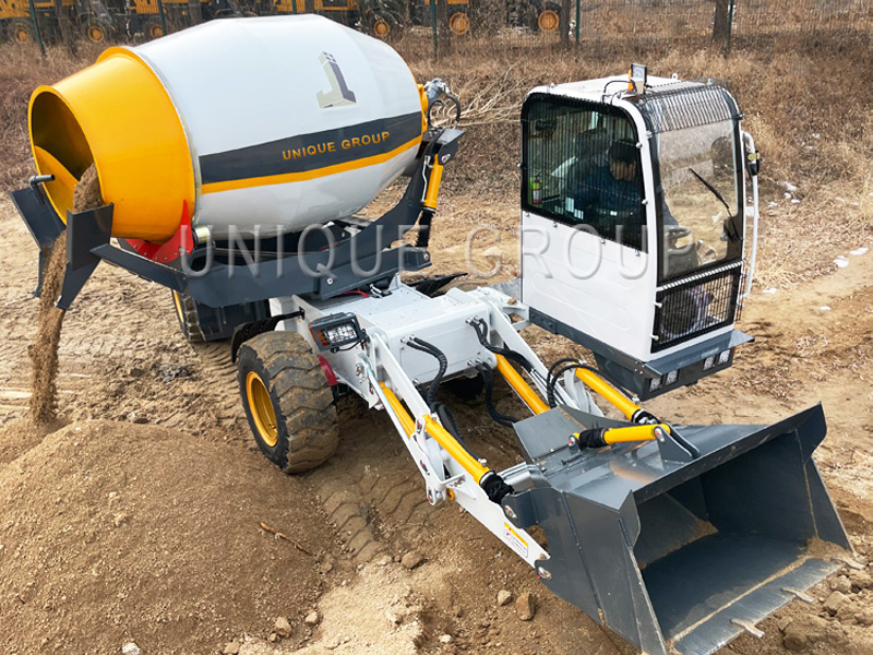 6.5m3 Self Loading Concrete Mixer In Kazakhstan