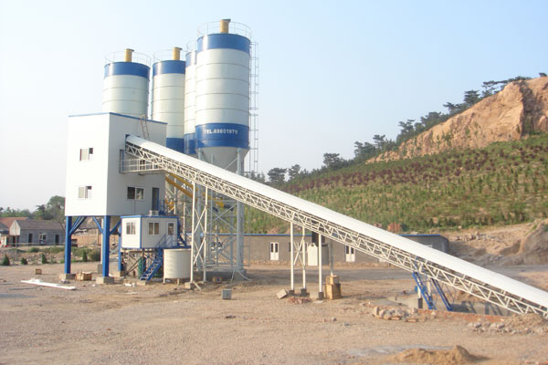 HZS120 concrete batching plant